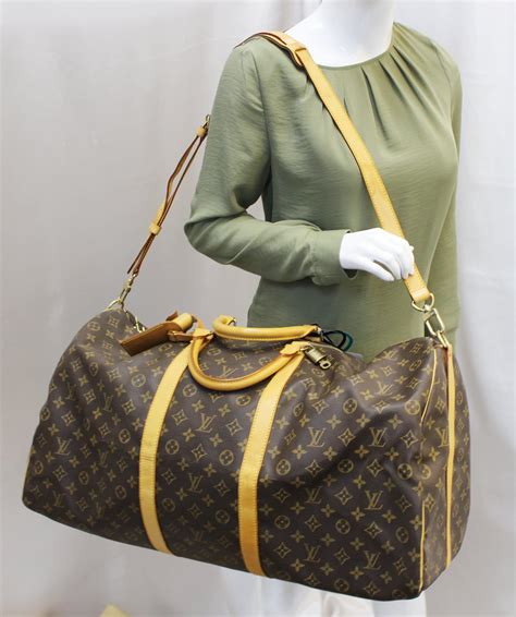 louis vuitton keepall 60 monogram canvas|Louis Vuitton Keepall 50 size.